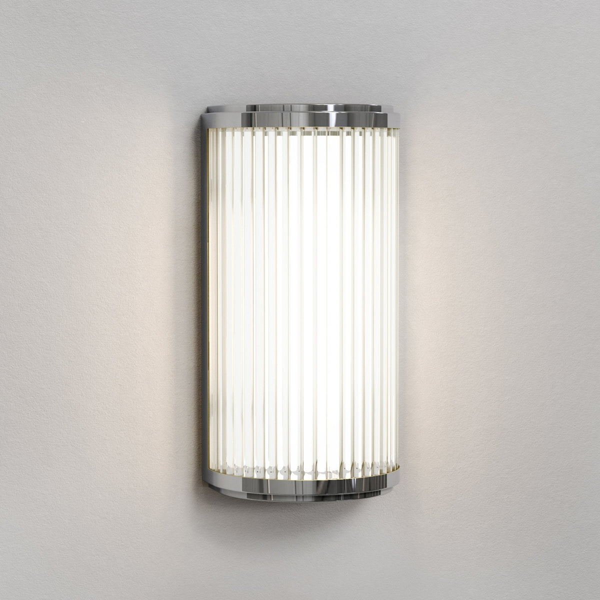Versailles 250 LED IP44 Dimmable Wall Light in Chrome