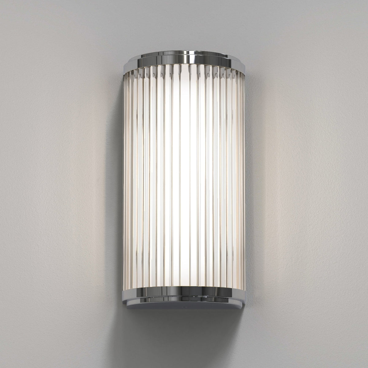 Versailles 250 LED IP44 Dimmable Wall Light in Chrome