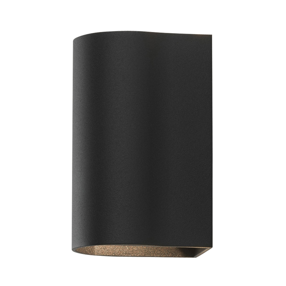 Dunbar 160 LED Up and Down Exterior Wall Light in Black