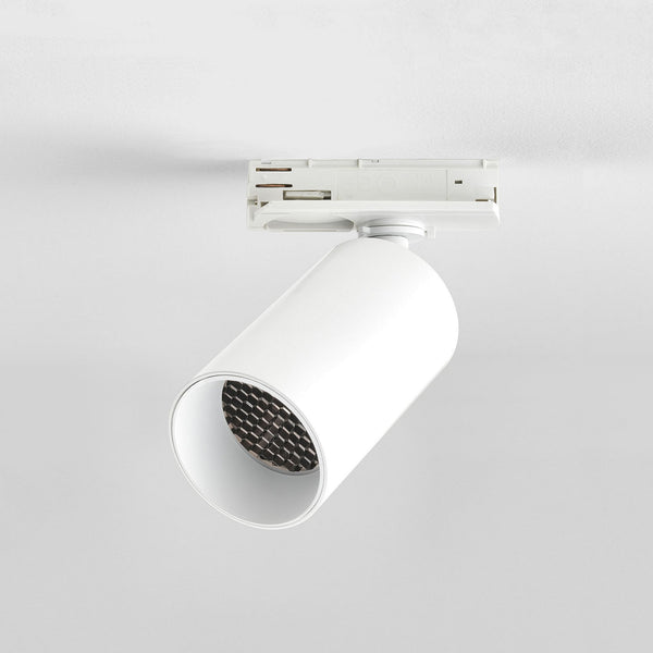 Can 50 Matt White LED Track Spotlight