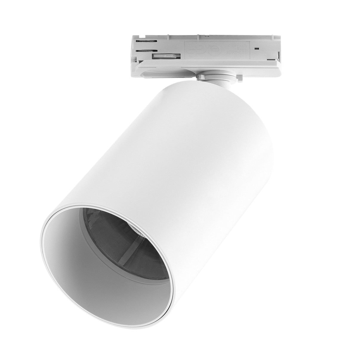 Can 75 Matt White LED Track Spotlight