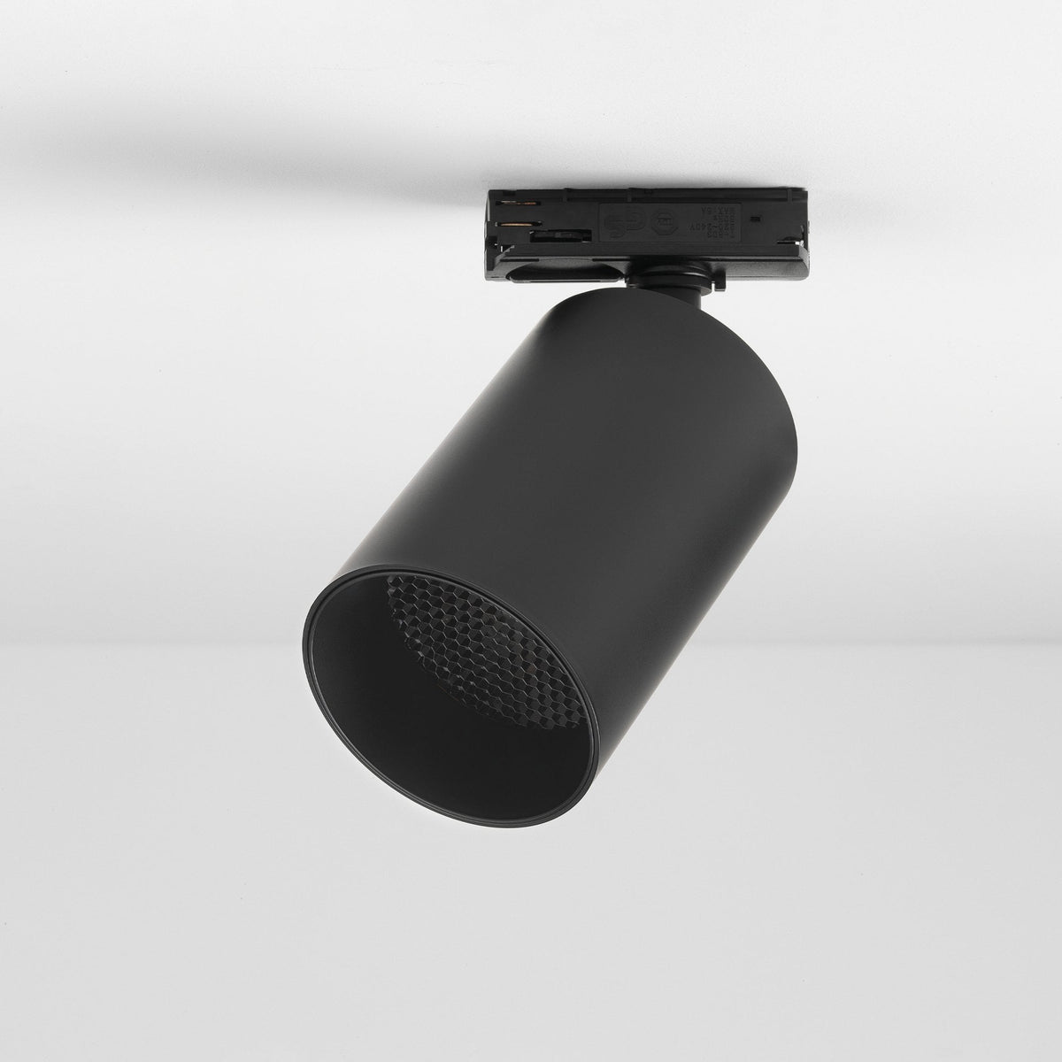 Can 75 Matt Black LED Track Spotlight