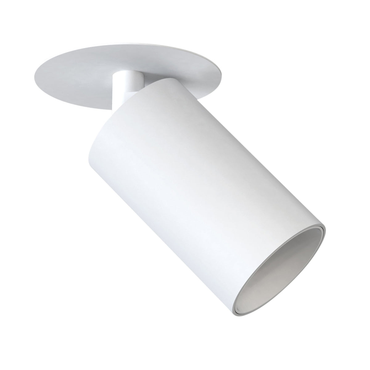 Can 50 Recessed Matt White Single 8.2w LED Spotlight