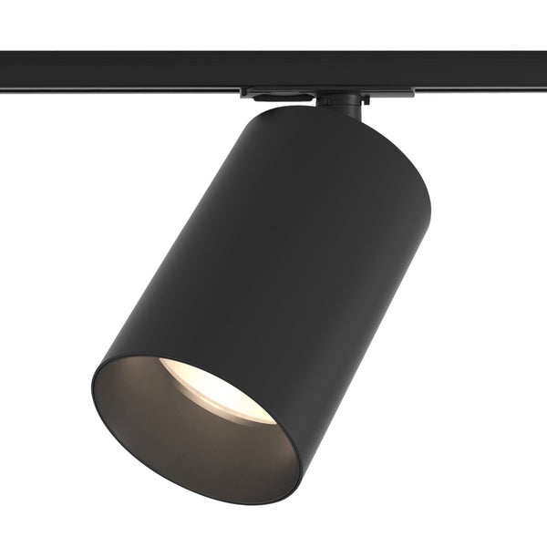Can 100 Matt Black LED Track Spotlight