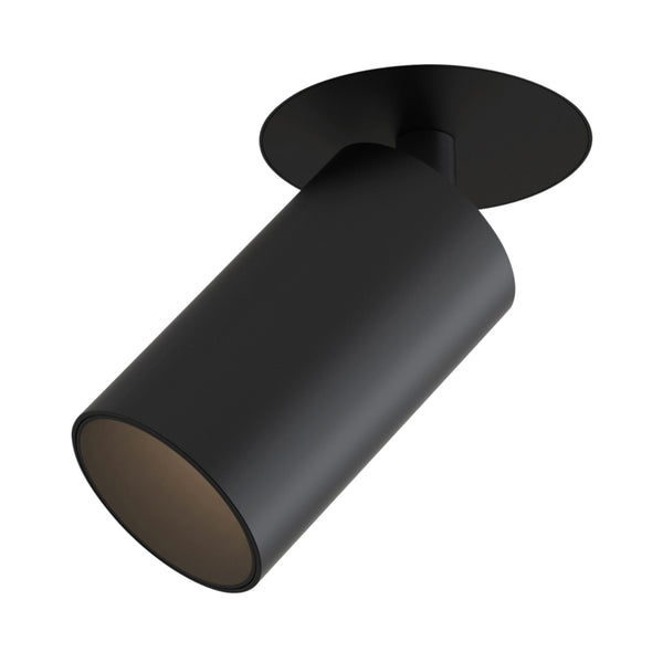 Can 50 Flush Fire-Rated Spotlight in Matt Black