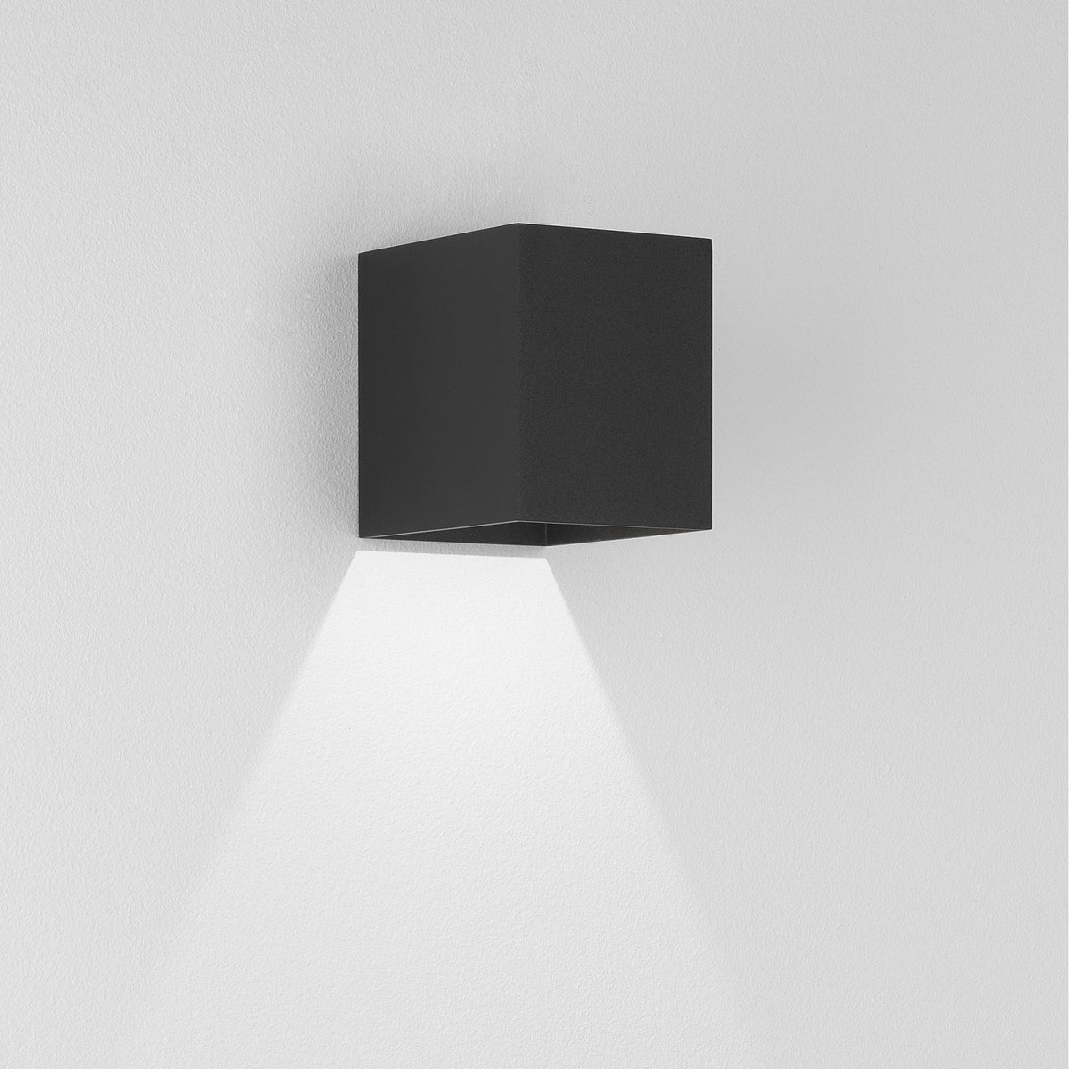 Kinzo 110 LED Dimmable Wall Light in Textured Black