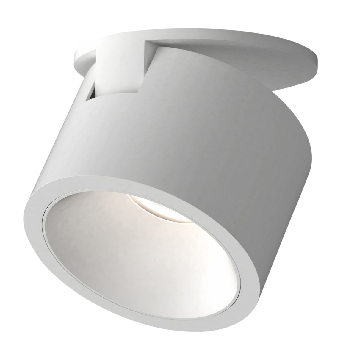Lynx LED Recessed Ceiling Adjustable Spotlight in White