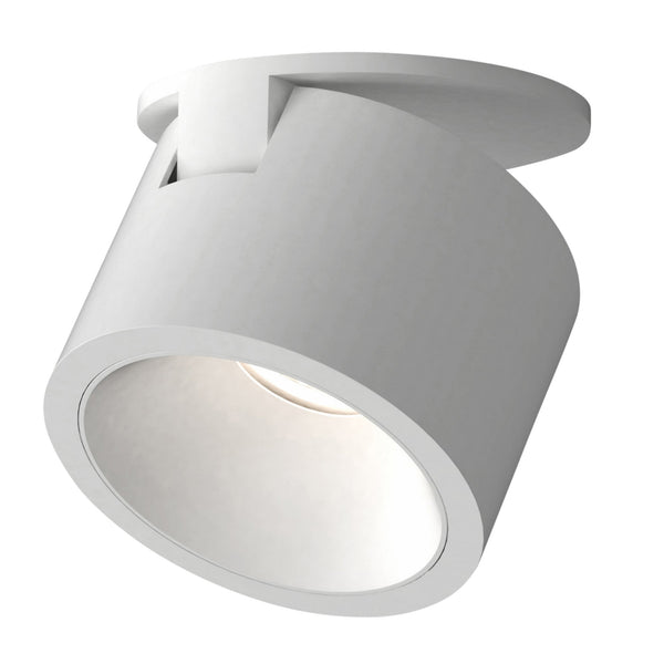 Lynx LED Recessed Ceiling Adjustable Spotlight in White