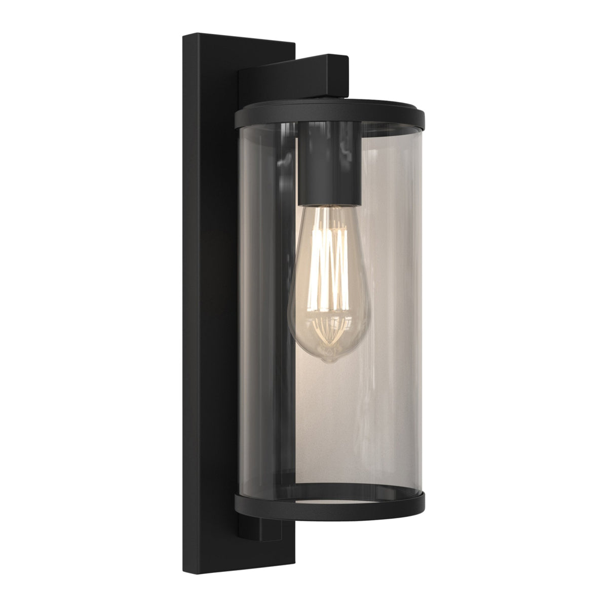 Pimlico 400 Exterior Wall Light in Textured Black