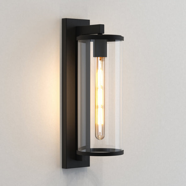 Pimlico 500 Exterior Wall Light in Textured Black