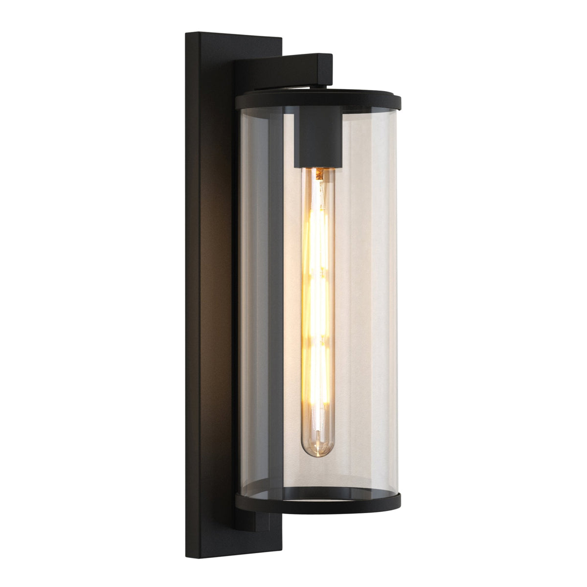 Pimlico 500 Exterior Wall Light in Textured Black