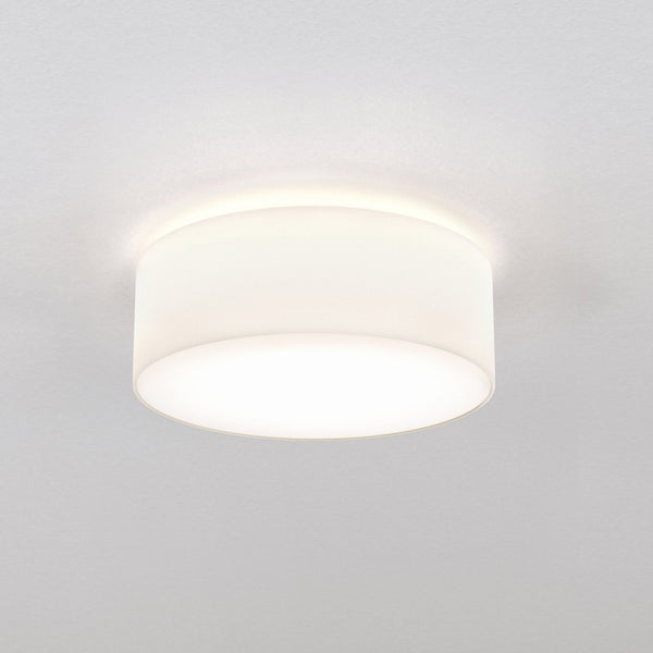 Cambria 380 White Fabric Ceiling Light