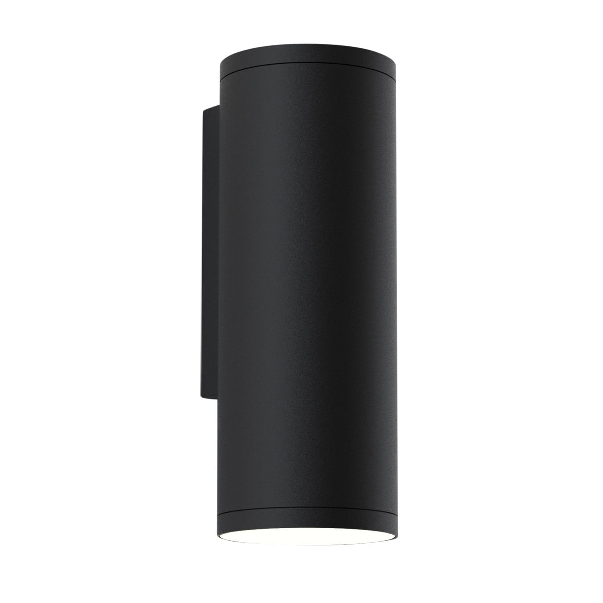 Ava 200 Single Wall Light in Textured Black