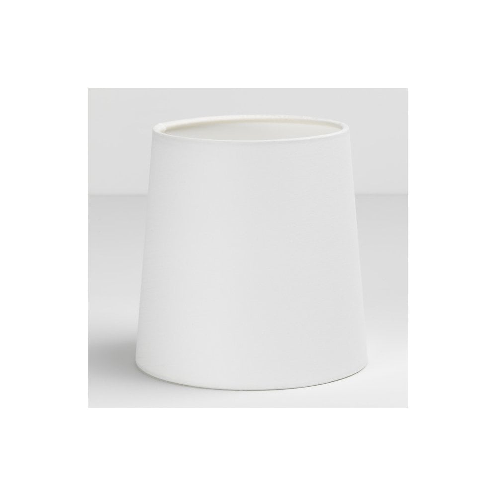 Cone 160 White Fabric Shade with a 160mm Diameter