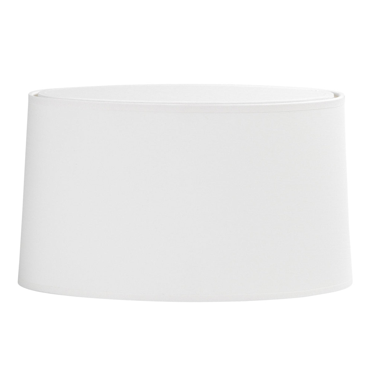 Tapered Oval Shade in White