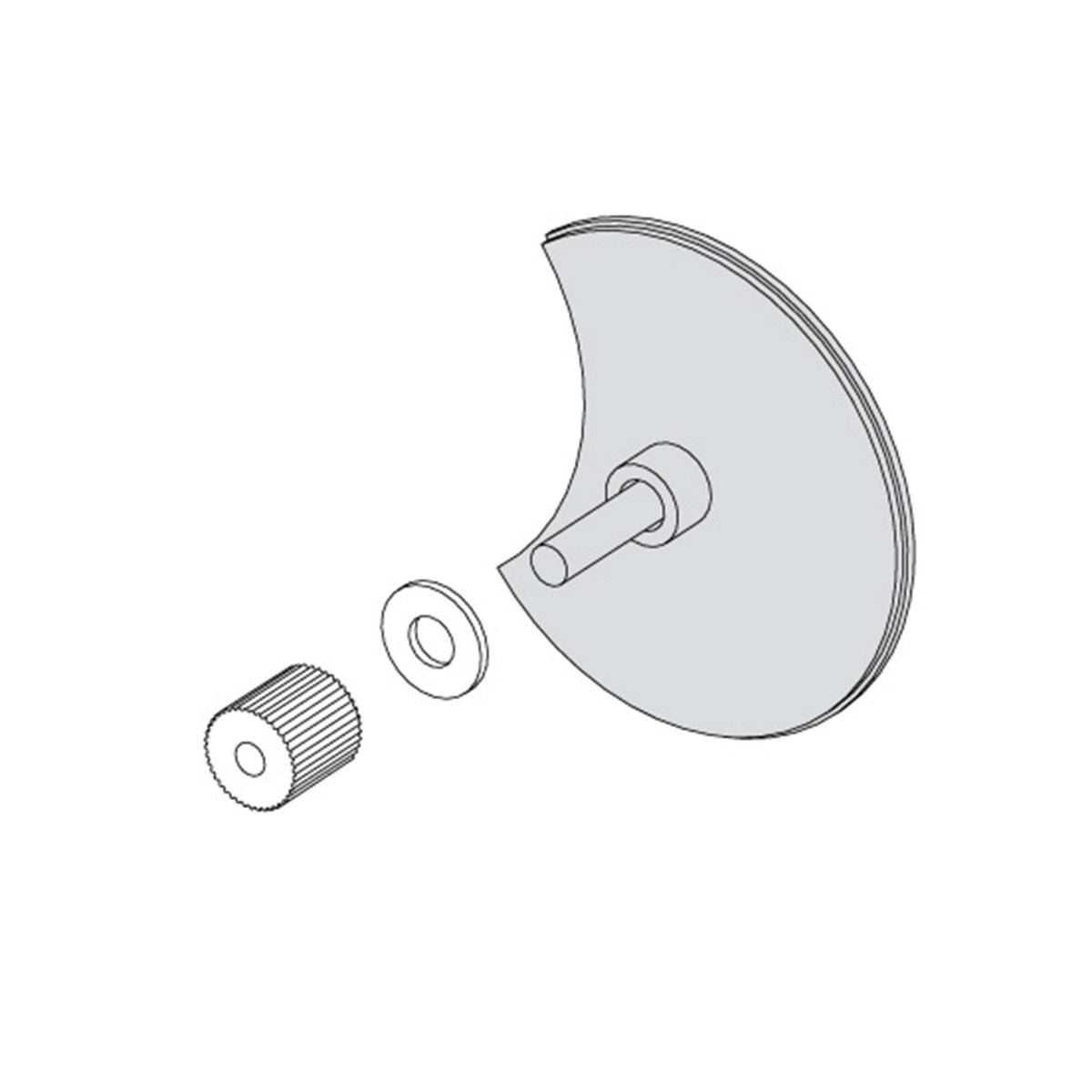 Mirror Adapter Kit 2 in Polished Chrome