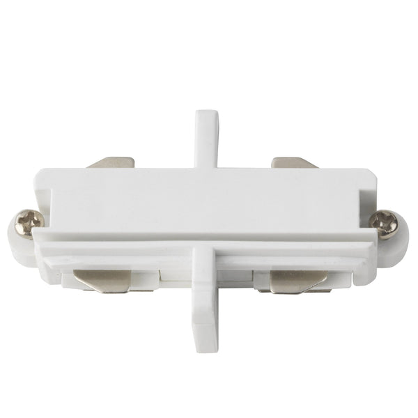 Track Lighting End to End Connector in White