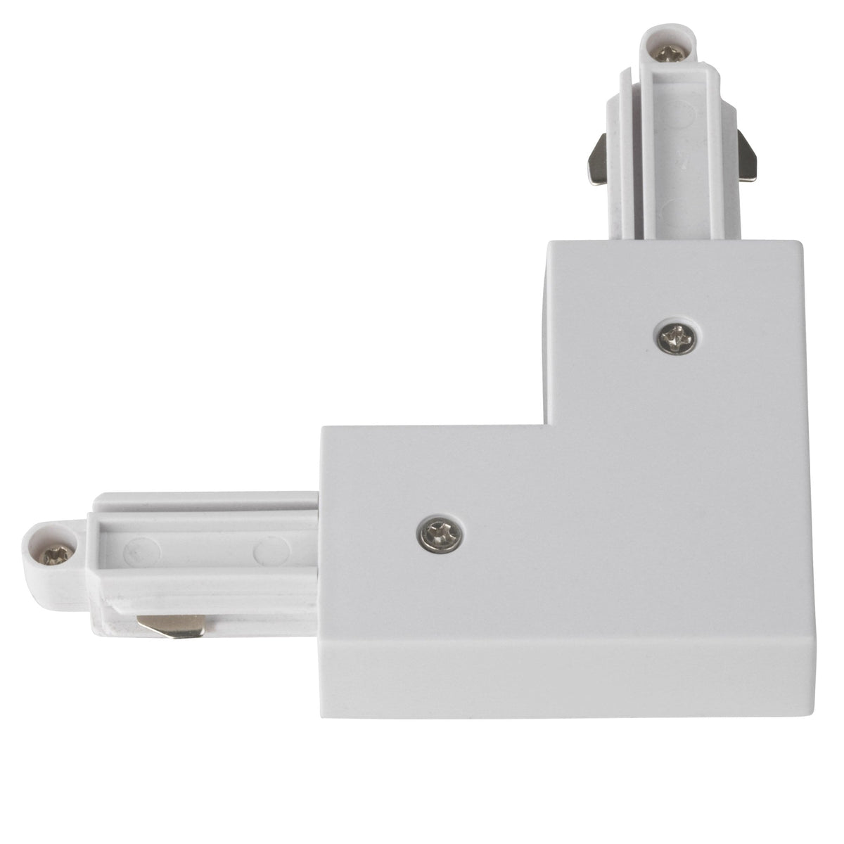 Track Lighting Left Connector in White
