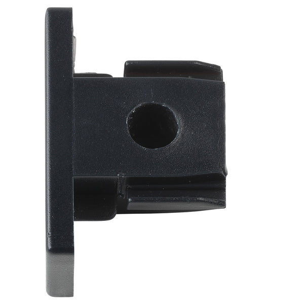 Track Lighting End Cap in Black