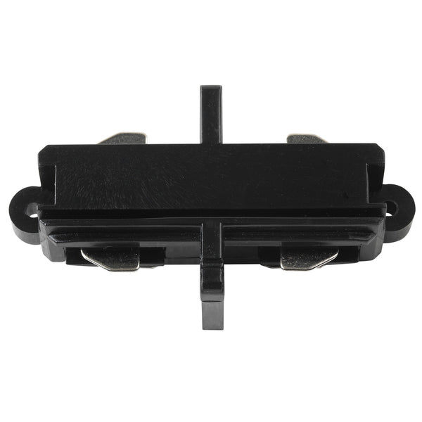 Track Lighting End to End Connector in Black