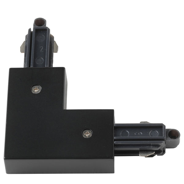 Track Lighting Right Connector in Black