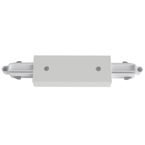 Track Lighting Central Live Connector in Matt White