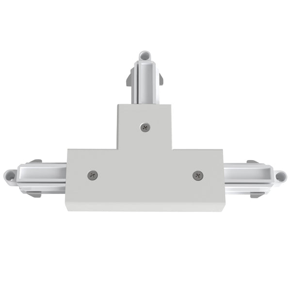 Track Lighting T Connector Right Farside Earth in White