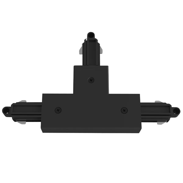 Track Lighting T Connector Right Farside Earth in Black