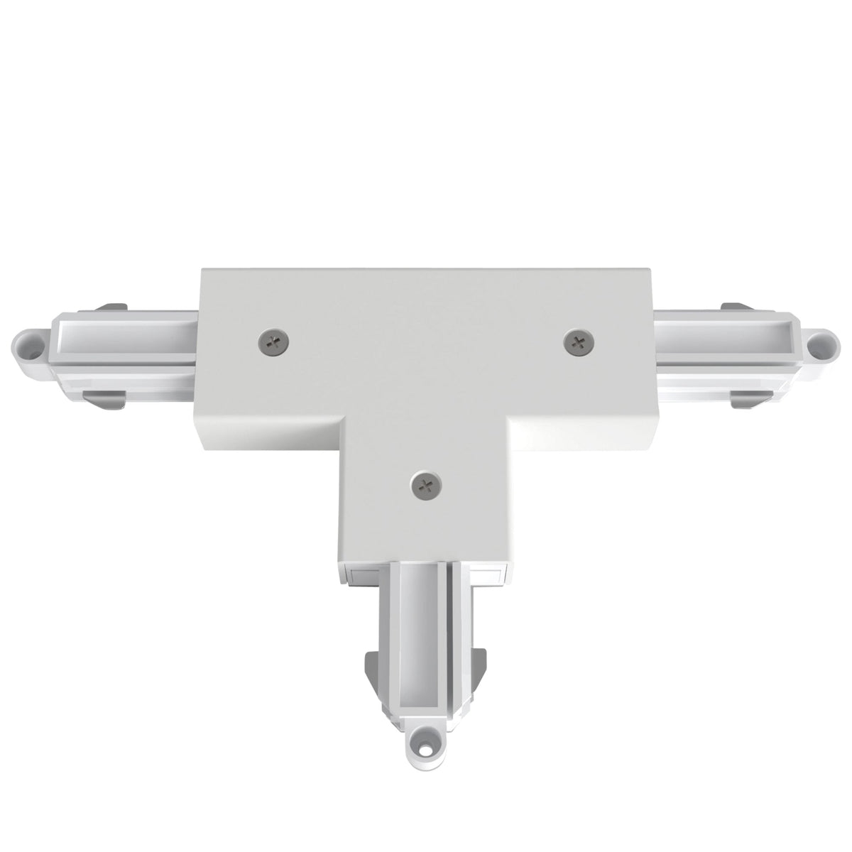 Track Lighting T Connector Left Nearside Earth in White