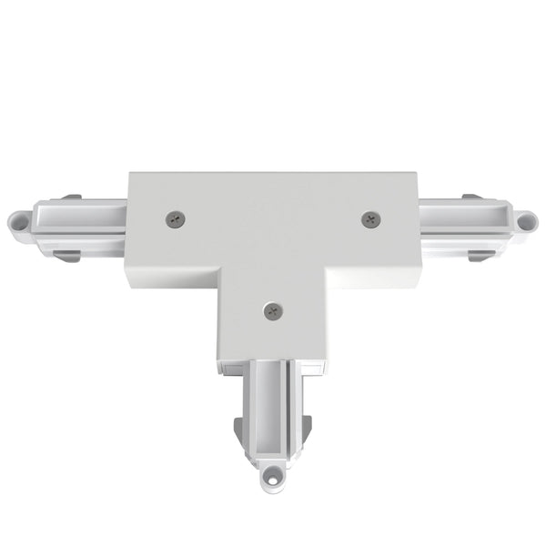 Track Lighting T Connector Left Nearside Earth in White