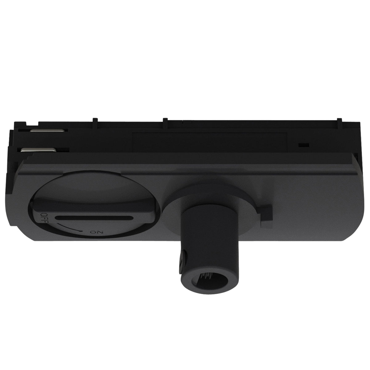 Track Pendant Connector In Matt Black