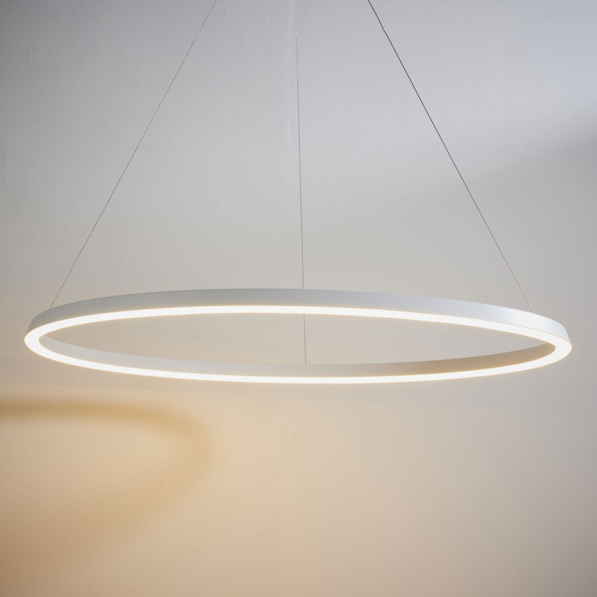 Staten LED Pendant in Matt White