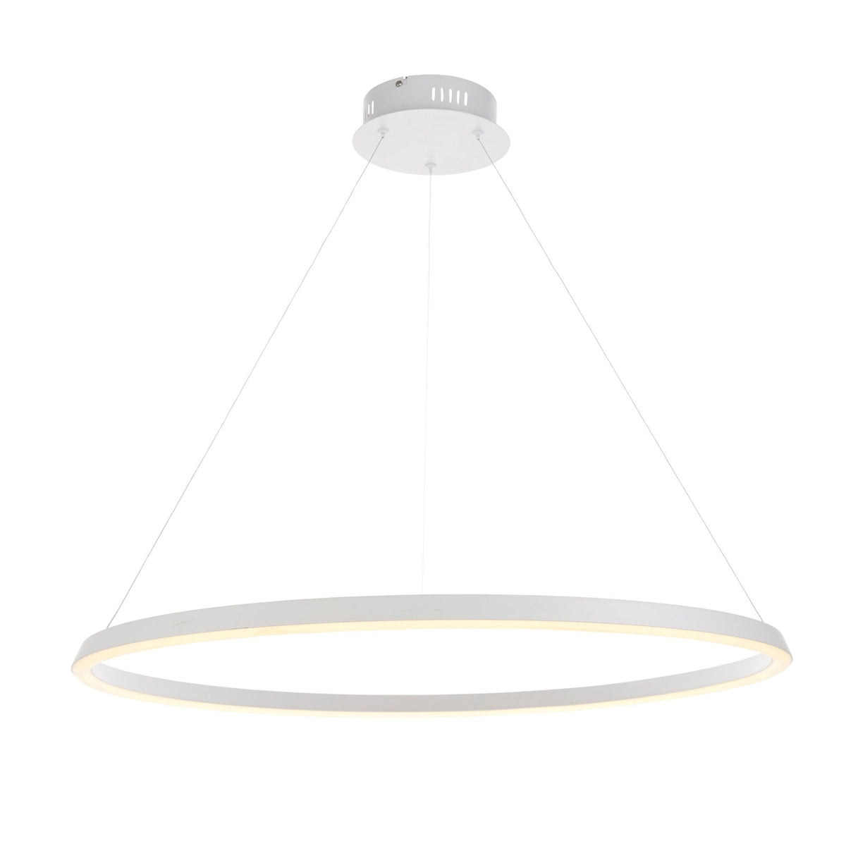 Staten LED Pendant in Matt White