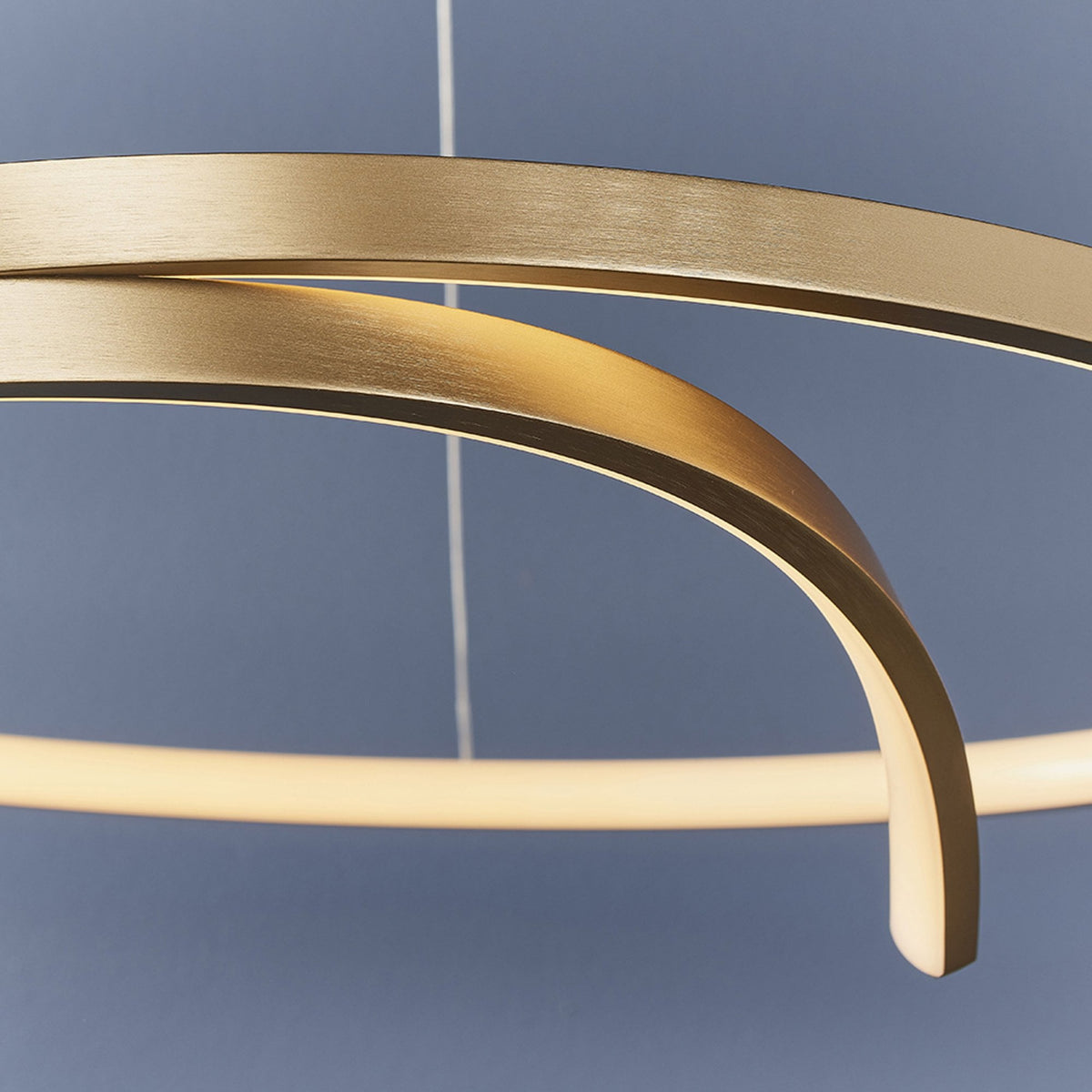 Rafe LED Pendant in Matt Brushed Gold