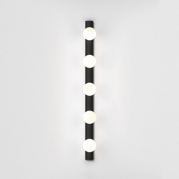 Cabaret 5 II IP44 Bathroom Wall Light in Matt Black