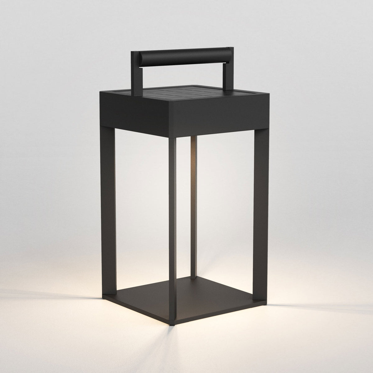 Kuro 250 IP44 Exterior Portable Lamp in Textured Black