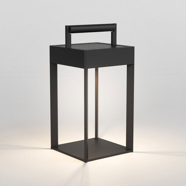 Kuro 250 IP44 Exterior Portable Lamp in Textured Black