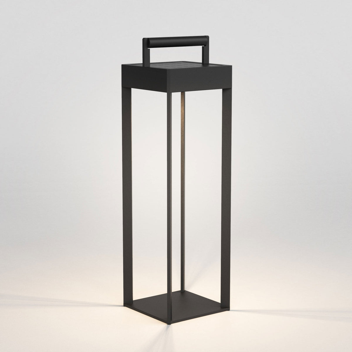 Kuro 450 IP44 Exterior Portable Lamp in Textured Black