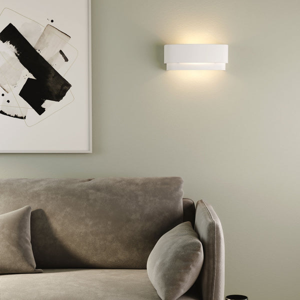 Amat 320 White Ceramic Wall Light