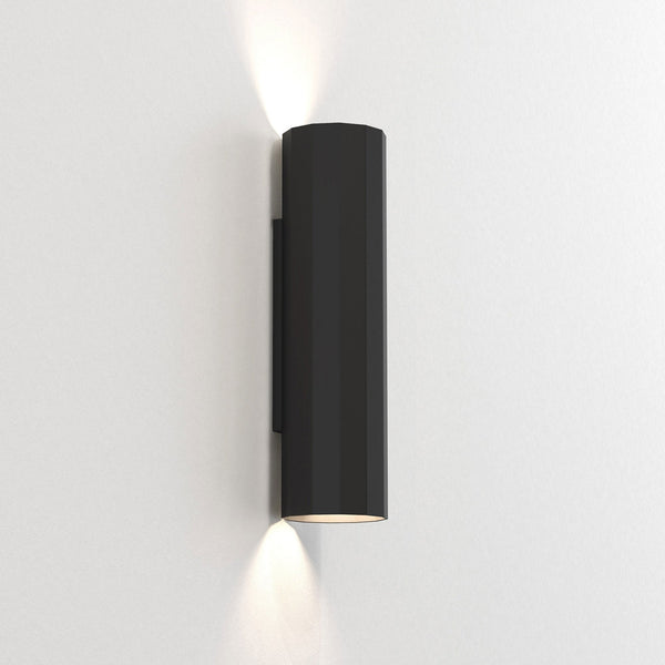 Hashira 300 Up & Down Wall Light in Matt Black