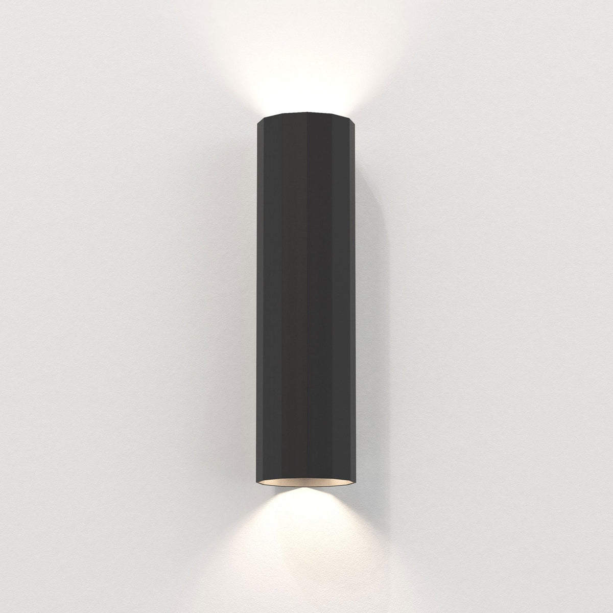 Hashira 300 Up & Down Wall Light in Matt Black