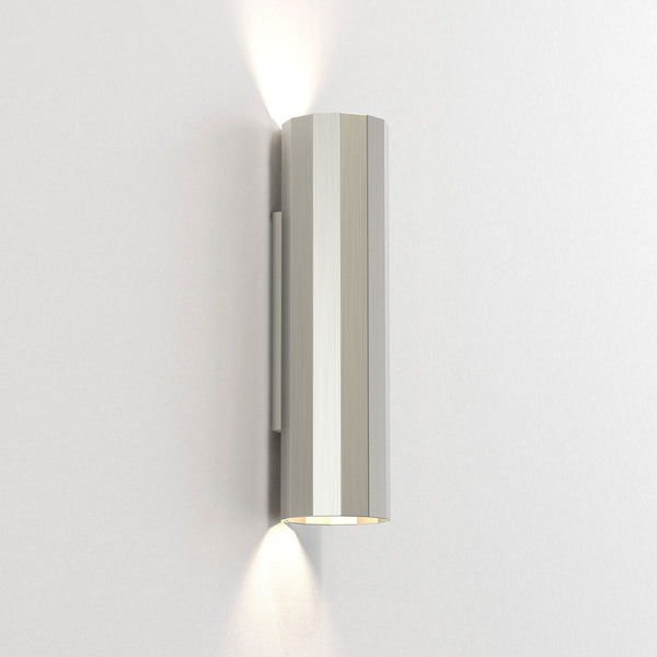 Hashira 300 Up & Down Wall Light in Matt Nickel