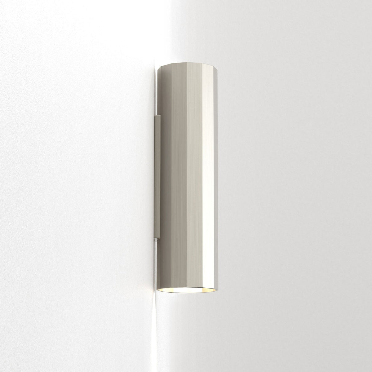 Hashira 300 Up & Down Wall Light in Matt Nickel