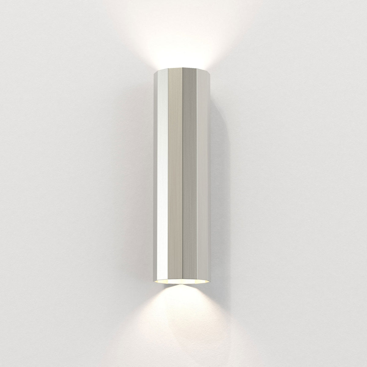 Hashira 300 Up & Down Wall Light in Matt Nickel