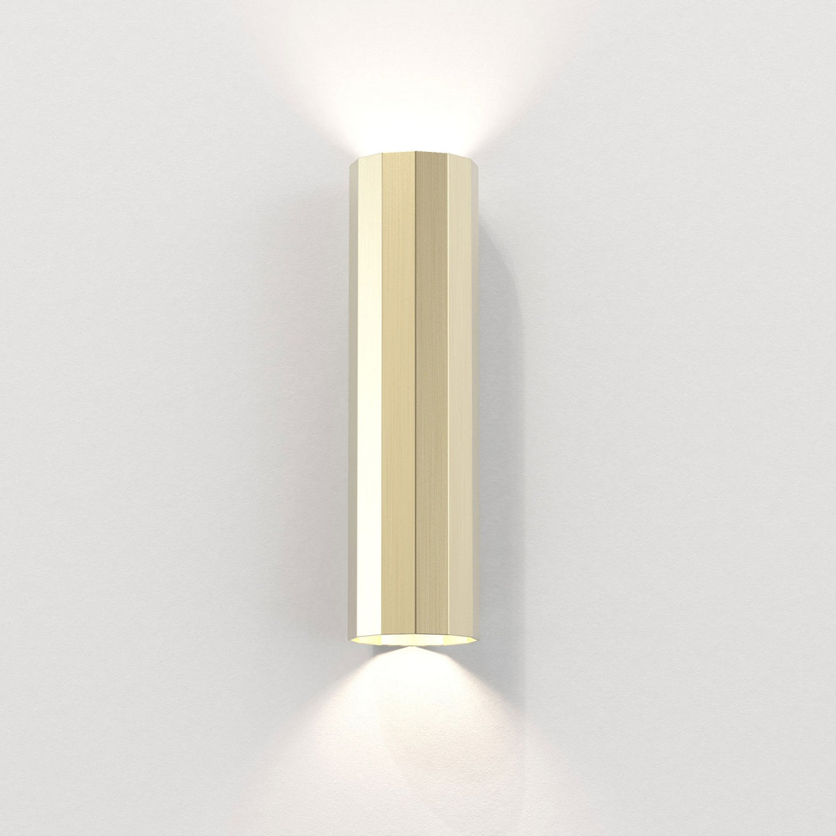 Hashira 300 Up & Down Wall Light in Matt Gold