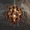Joules 9 Light Pendant with Copper Mirror & Tinted Glass