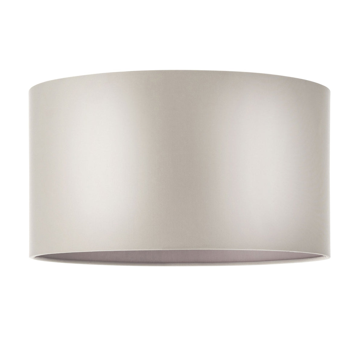 Putney Cylinder Shade in Mink Satin Fabric