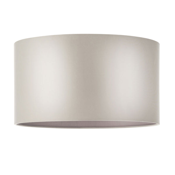 Putney Cylinder Shade in Mink Satin Fabric