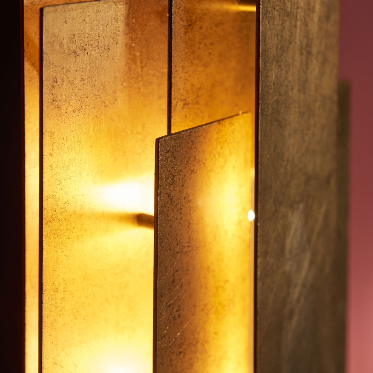 Westbourne Antique Gold Leaf Wall Light