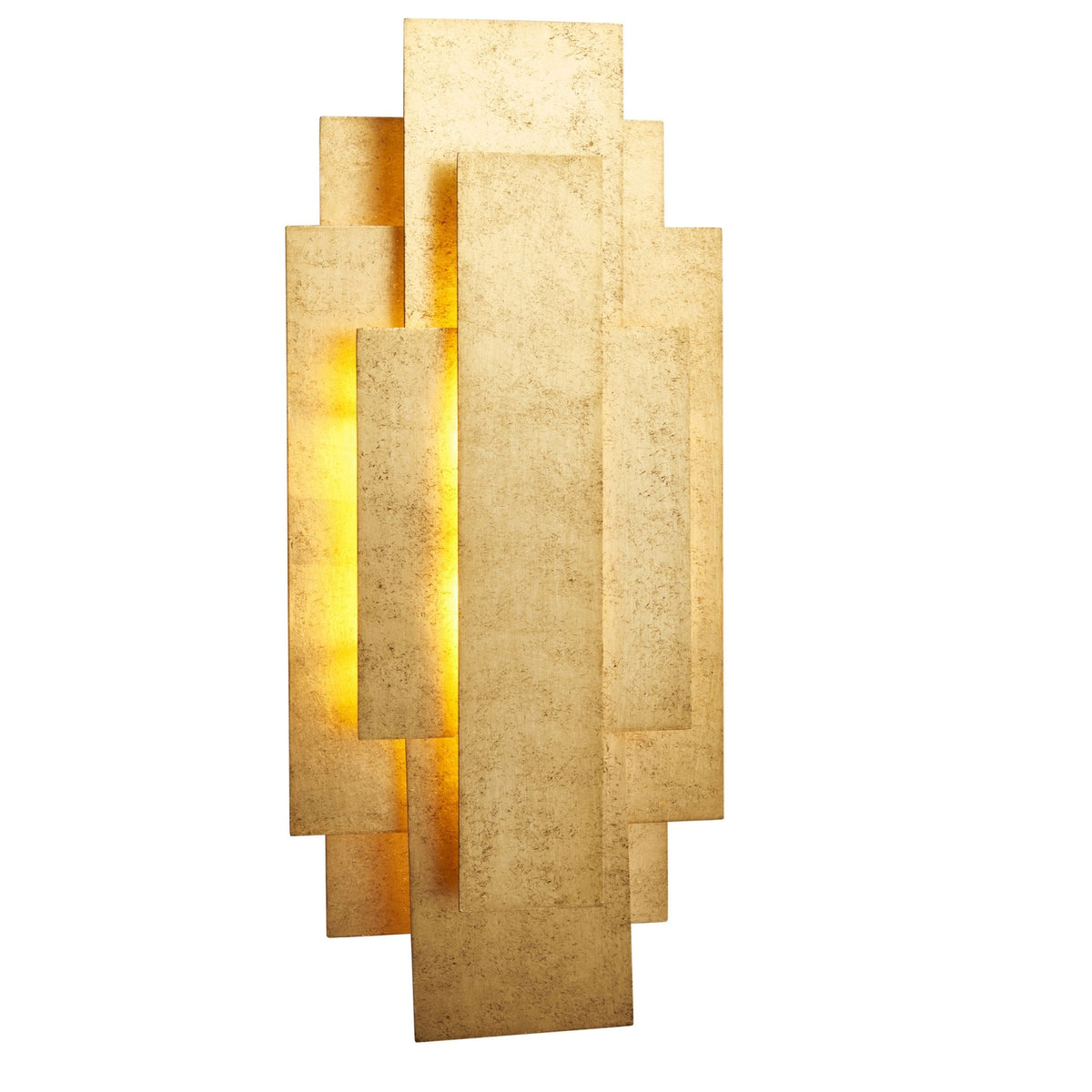 Westbourne Antique Gold Leaf Wall Light